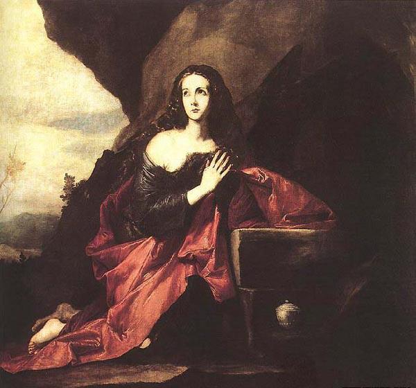 Jusepe de Ribera Mary Magdalene in the Desert Sweden oil painting art